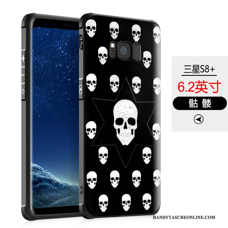 Hülle Samsung Galaxy S8+ Karikatur Nubuck Handyhüllen, Case Samsung Galaxy S8+ Schutz Ballon Anti-sturz