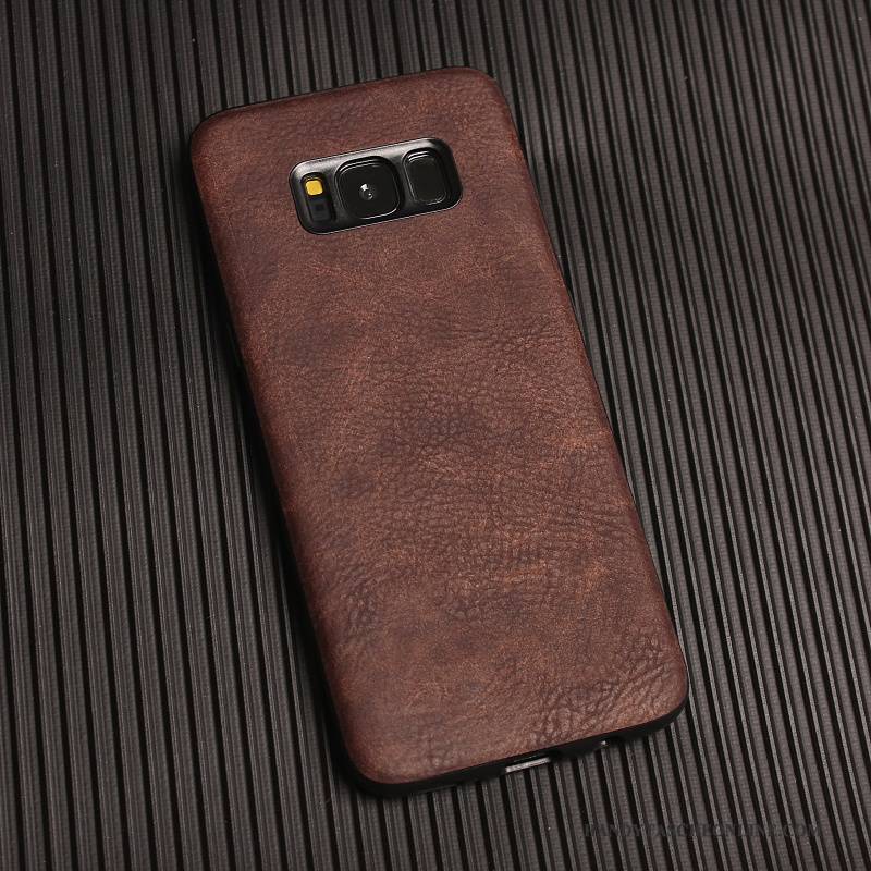 Hülle Samsung Galaxy S8+ Kreativ Einfach Gelb, Case Samsung Galaxy S8+ Taschen Anti-sturz Trend