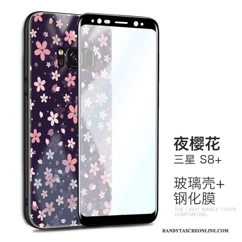 Hülle Samsung Galaxy S8+ Kreativ Glas Trend, Case Samsung Galaxy S8+ Schutz Persönlichkeit Handyhüllen