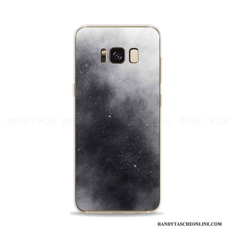 Hülle Samsung Galaxy S8+ Kreativ Kunst Weiß, Case Samsung Galaxy S8+ Weiche Handyhüllen Einfach