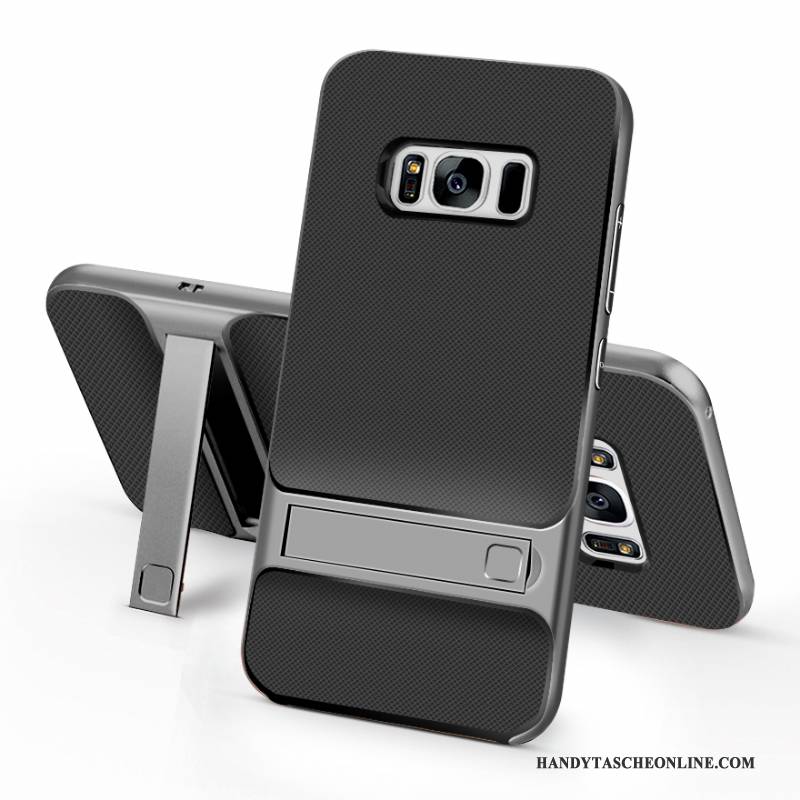 Hülle Samsung Galaxy S8+ Kreativ Nubuck Gold, Case Samsung Galaxy S8+ Halterung Trend Anti-sturz