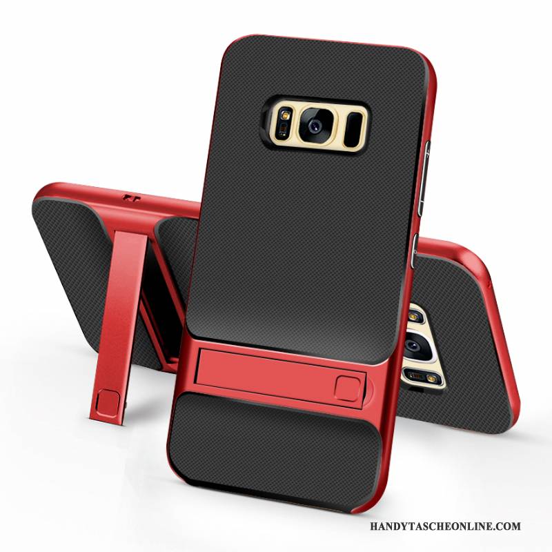 Hülle Samsung Galaxy S8+ Kreativ Nubuck Gold, Case Samsung Galaxy S8+ Halterung Trend Anti-sturz