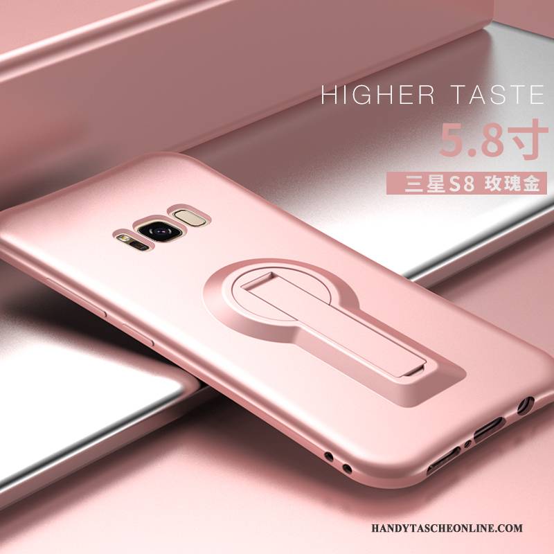 Hülle Samsung Galaxy S8 Kreativ Schlank Persönlichkeit, Case Samsung Galaxy S8 Silikon Anti-sturz Rosa