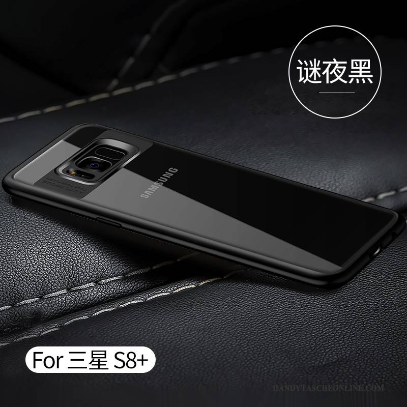 Hülle Samsung Galaxy S8+ Kreativ Trend Handyhüllen, Case Samsung Galaxy S8+ Schutz Anti-sturz Schwarz