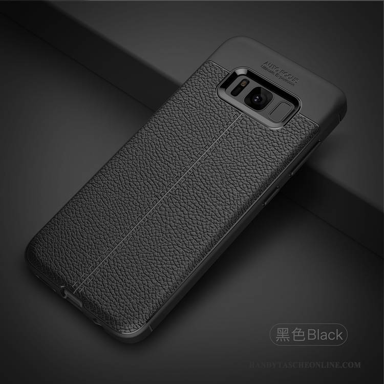 Hülle Samsung Galaxy S8 Lederhülle Anti-sturz Grau, Case Samsung Galaxy S8 Taschen Handyhüllen