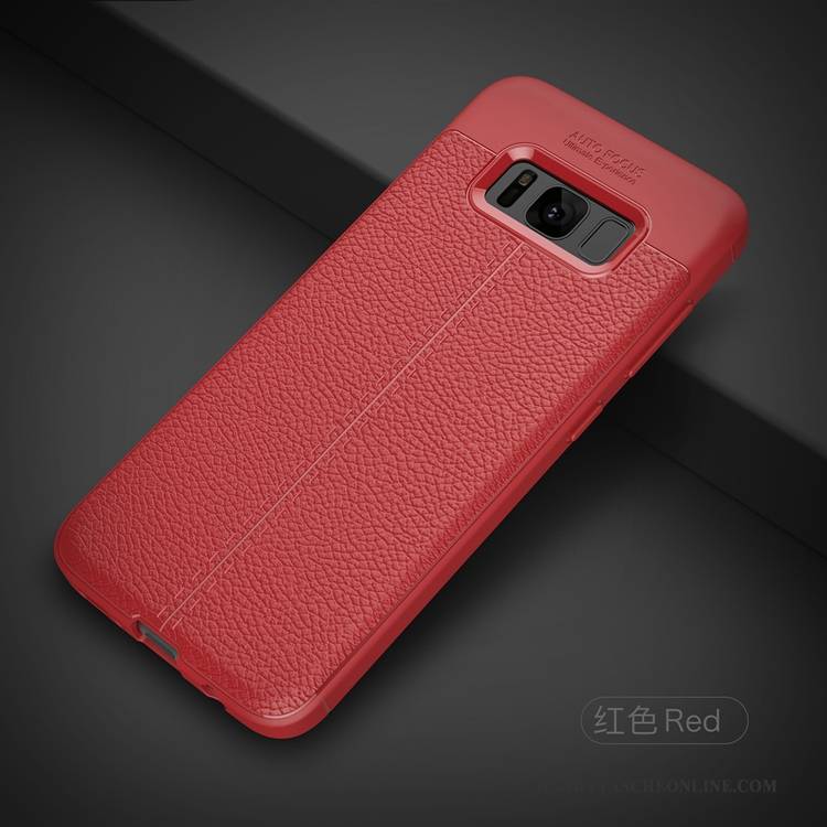 Hülle Samsung Galaxy S8 Lederhülle Anti-sturz Grau, Case Samsung Galaxy S8 Taschen Handyhüllen