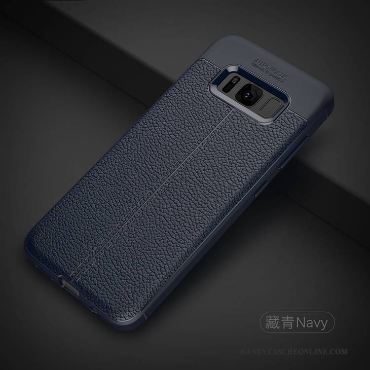 Hülle Samsung Galaxy S8 Lederhülle Anti-sturz Grau, Case Samsung Galaxy S8 Taschen Handyhüllen