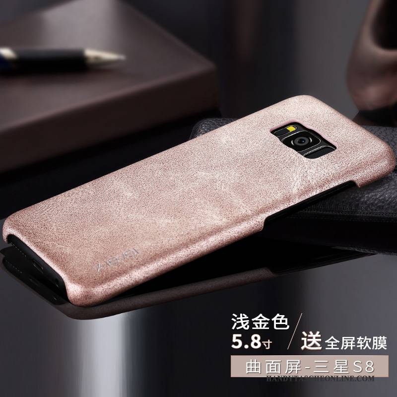 Hülle Samsung Galaxy S8 Lederhülle Schlank Anti-sturz, Case Samsung Galaxy S8 Schutz Neu Handyhüllen