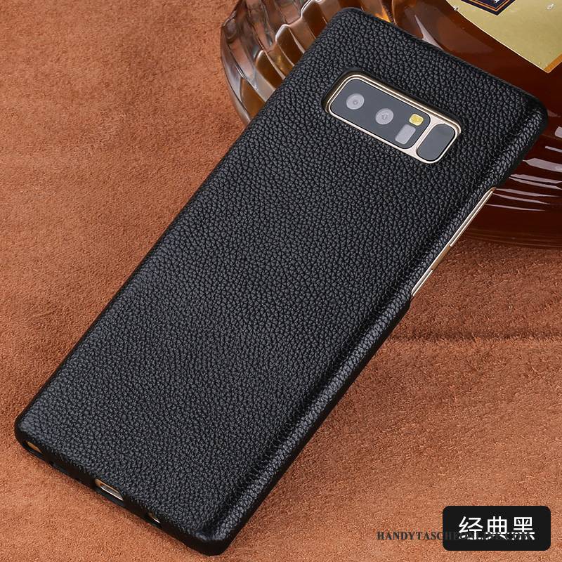 Hülle Samsung Galaxy S8 Luxus Handyhüllen Trend, Case Samsung Galaxy S8 Taschen Schwarz Anti-sturz