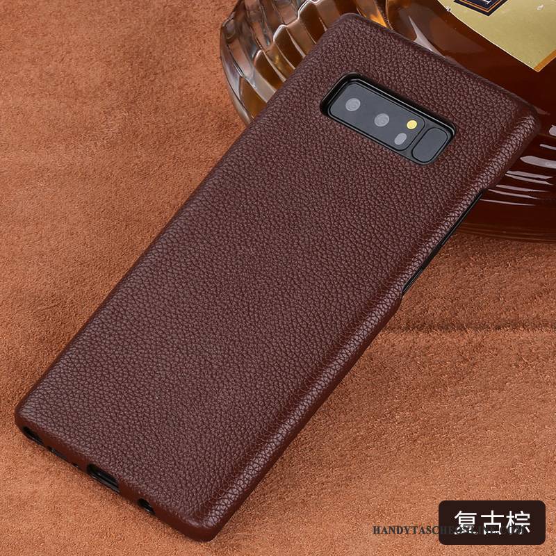 Hülle Samsung Galaxy S8 Luxus Handyhüllen Trend, Case Samsung Galaxy S8 Taschen Schwarz Anti-sturz