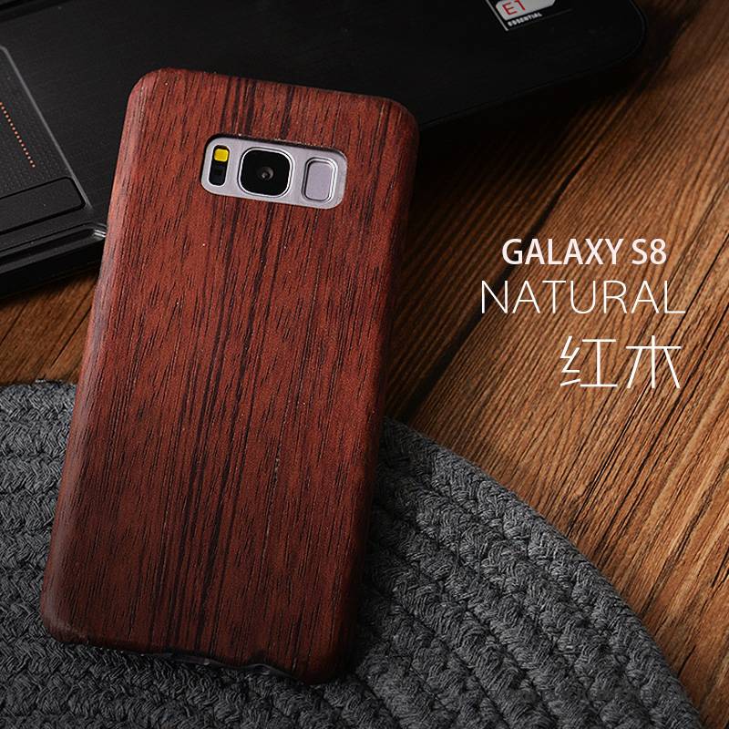 Hülle Samsung Galaxy S8 Massivholz Geschenk Handyhüllen, Case Samsung Galaxy S8 Schutz Holz Schlank