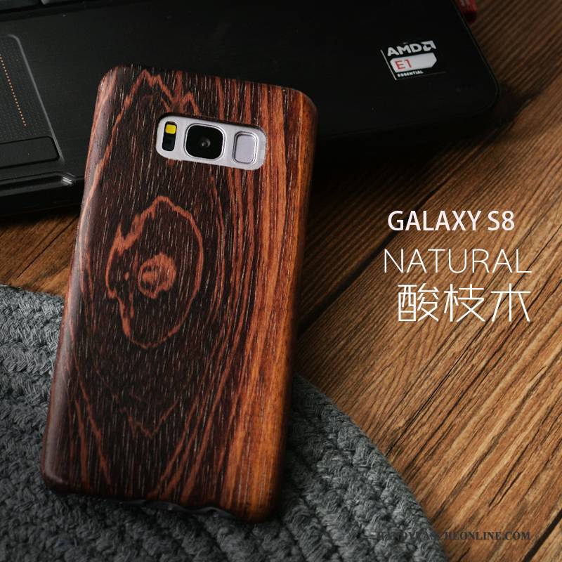 Hülle Samsung Galaxy S8 Massivholz Geschenk Handyhüllen, Case Samsung Galaxy S8 Schutz Holz Schlank