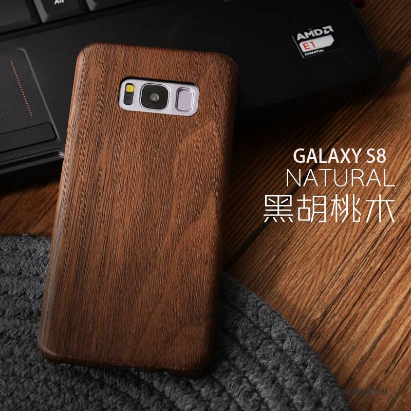 Hülle Samsung Galaxy S8 Massivholz Geschenk Handyhüllen, Case Samsung Galaxy S8 Schutz Holz Schlank