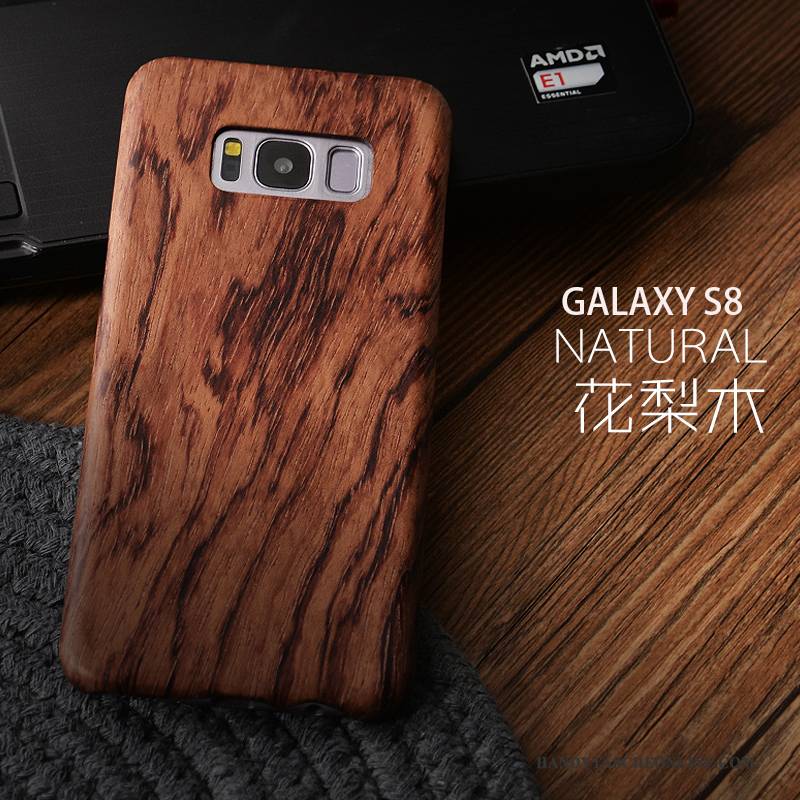 Hülle Samsung Galaxy S8 Massivholz Geschenk Handyhüllen, Case Samsung Galaxy S8 Schutz Holz Schlank