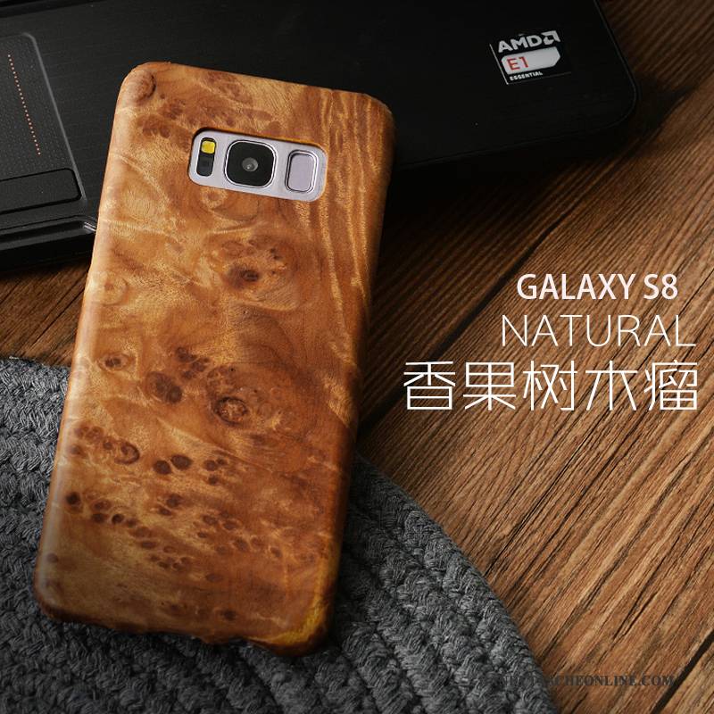 Hülle Samsung Galaxy S8 Massivholz Geschenk Handyhüllen, Case Samsung Galaxy S8 Schutz Holz Schlank