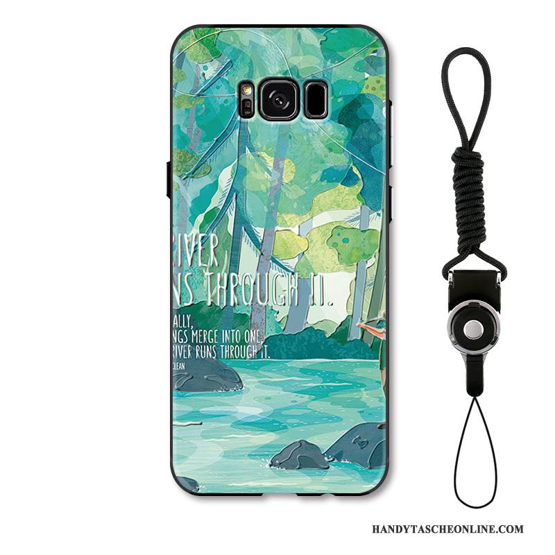 Hülle Samsung Galaxy S8 Mode Handyhüllen Grün, Case Samsung Galaxy S8 Kreativ Trend Mini