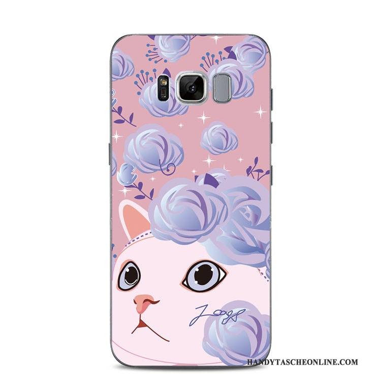 Hülle Samsung Galaxy S8+ Prägung Anti-sturz Handyhüllen, Case Samsung Galaxy S8+ Taschen Grün Lichtfarbe