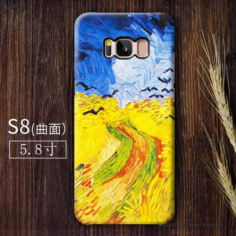 Hülle Samsung Galaxy S8+ Retro Schwer Kunst, Case Samsung Galaxy S8+ Anti-sturz Nubuck