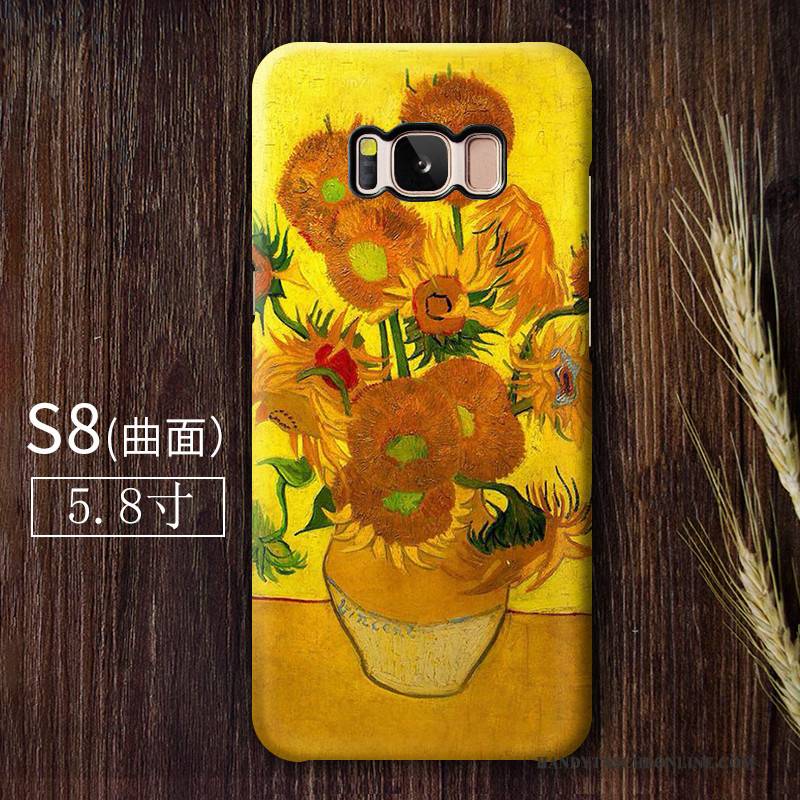 Hülle Samsung Galaxy S8+ Retro Schwer Kunst, Case Samsung Galaxy S8+ Anti-sturz Nubuck