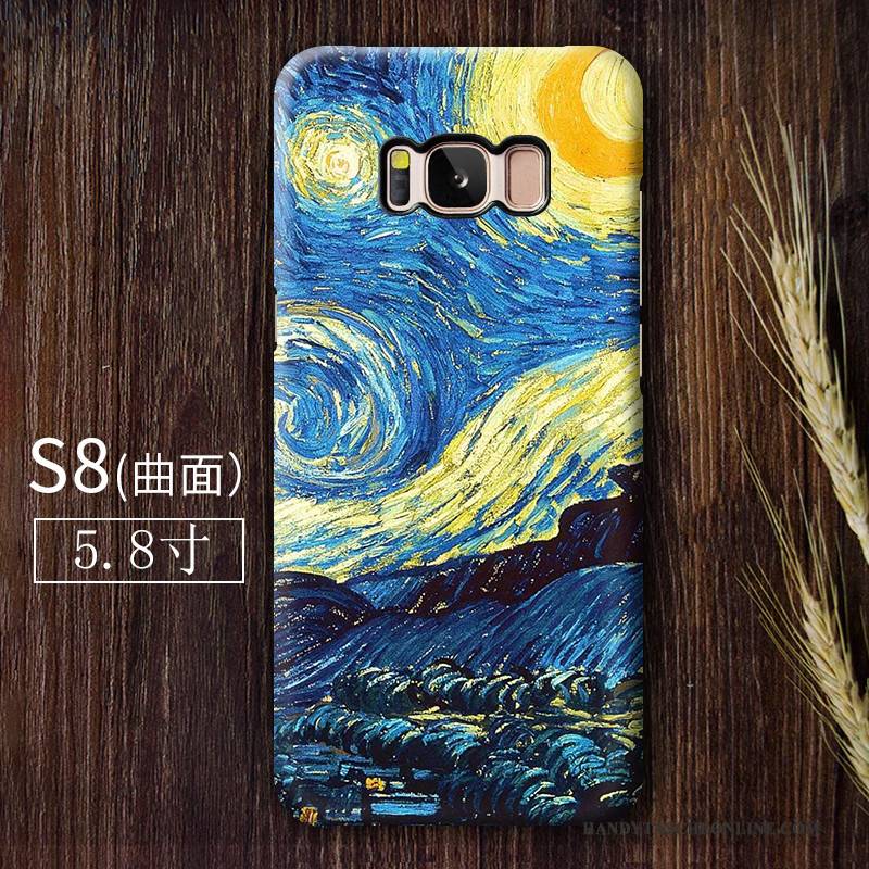 Hülle Samsung Galaxy S8+ Retro Schwer Kunst, Case Samsung Galaxy S8+ Anti-sturz Nubuck