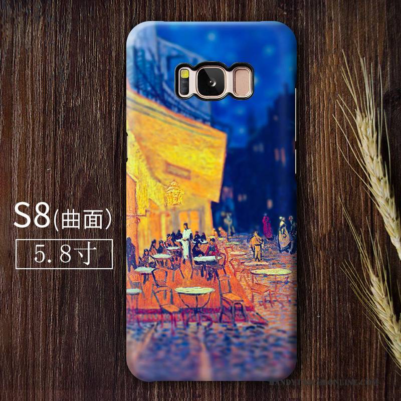 Hülle Samsung Galaxy S8+ Retro Schwer Kunst, Case Samsung Galaxy S8+ Anti-sturz Nubuck