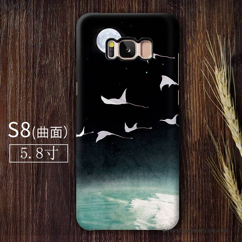 Hülle Samsung Galaxy S8 Schutz Anti-sturz Handyhüllen, Case Samsung Galaxy S8 Persönlichkeit Kunst