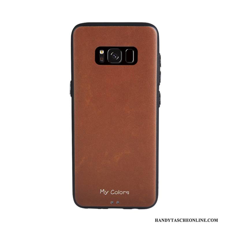 Hülle Samsung Galaxy S8 Schutz Business Blau, Case Samsung Galaxy S8 Weiche Handyhüllen