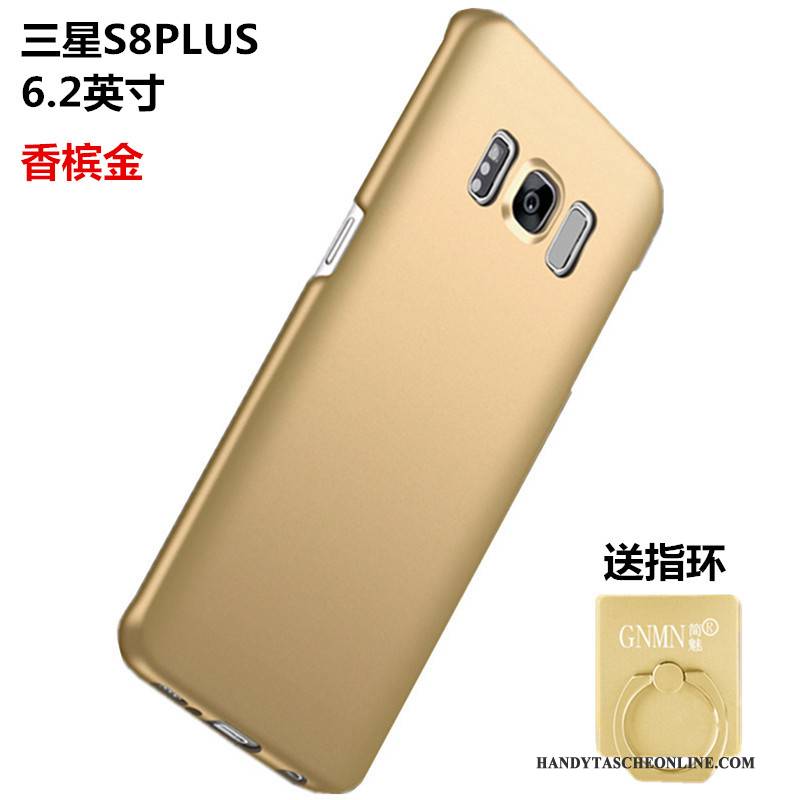 Hülle Samsung Galaxy S8+ Schutz Gold Schwer, Case Samsung Galaxy S8+ Nubuck Handyhüllen