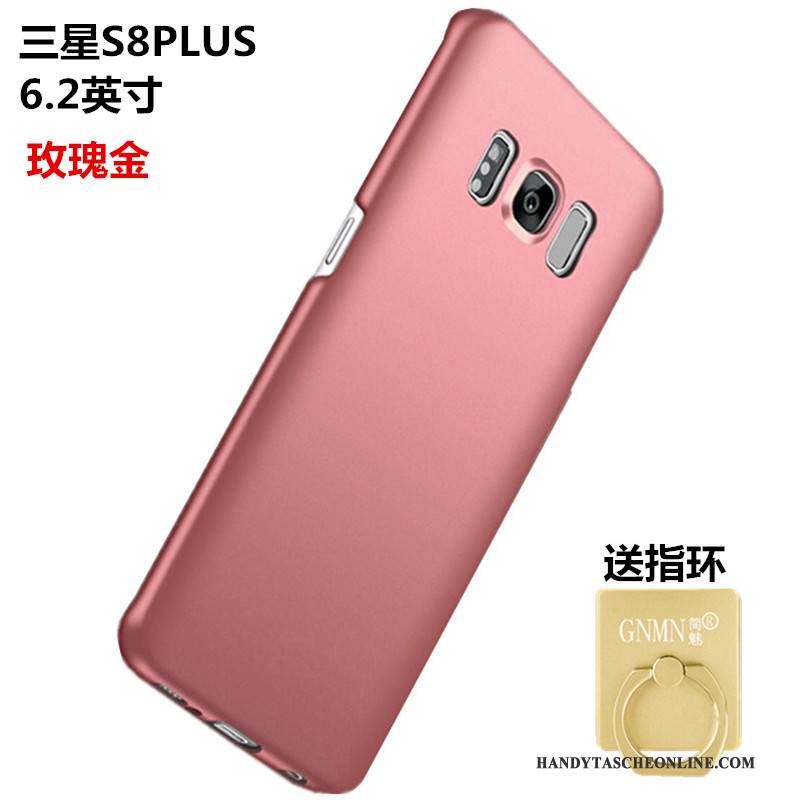 Hülle Samsung Galaxy S8+ Schutz Gold Schwer, Case Samsung Galaxy S8+ Nubuck Handyhüllen