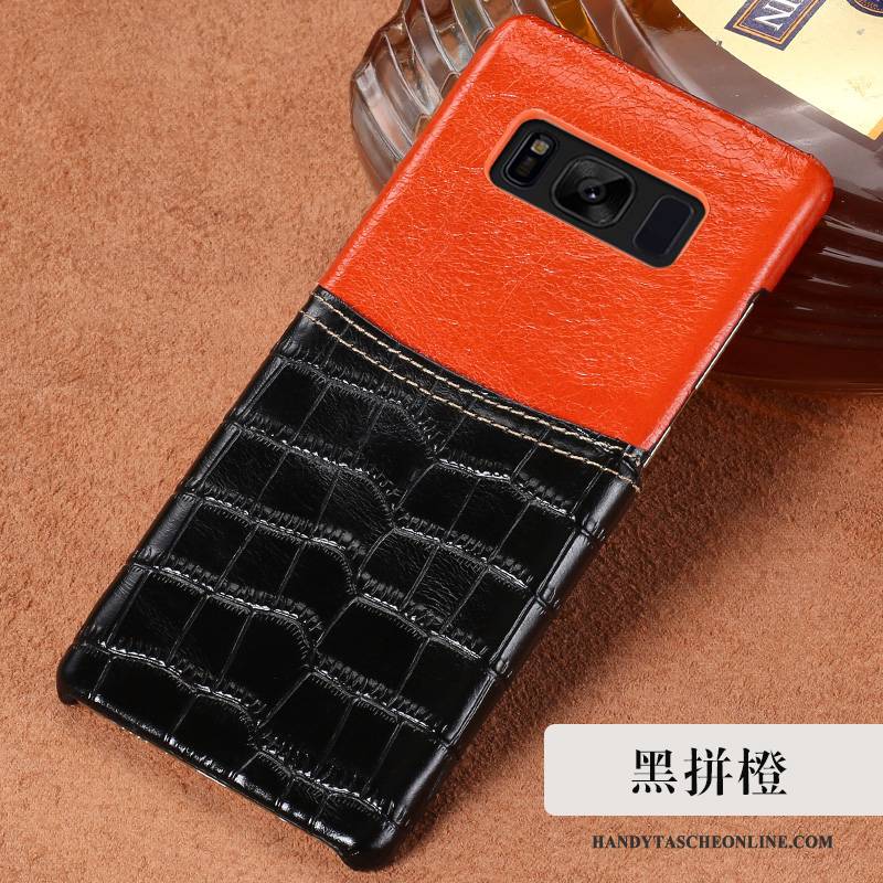 Hülle Samsung Galaxy S8+ Schutz Handyhüllen Anti-sturz, Case Samsung Galaxy S8+ Leder Dunkelblau