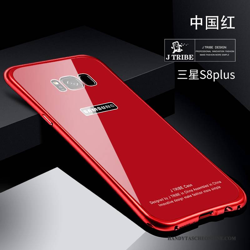 Hülle Samsung Galaxy S8+ Schutz Handyhüllen Anti-sturz, Case Samsung Galaxy S8+ Taschen Trend Rot