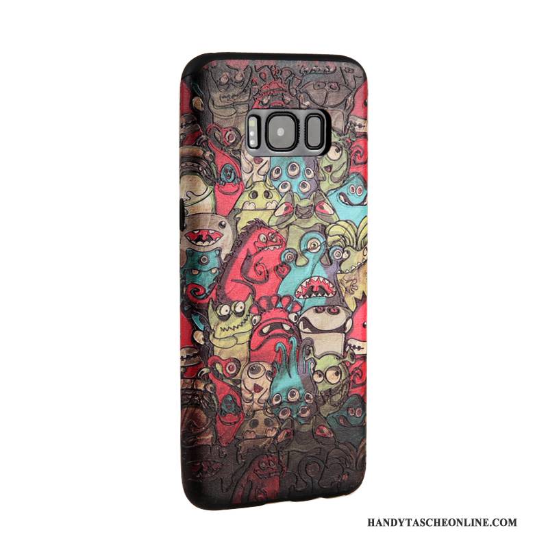 Hülle Samsung Galaxy S8+ Schutz Handyhüllen Gelb, Case Samsung Galaxy S8+ Karikatur Trend