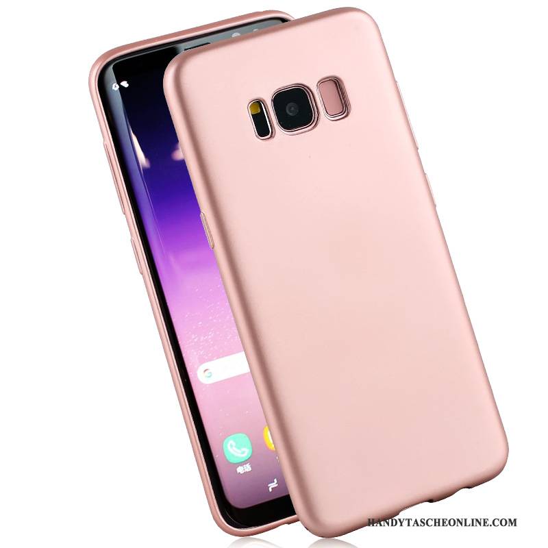 Hülle Samsung Galaxy S8 Schutz Handyhüllen Hängende Verzierungen, Case Samsung Galaxy S8 Taschen Anti-sturz Blau