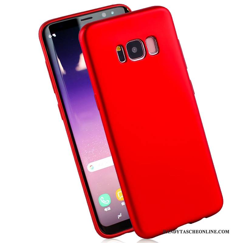 Hülle Samsung Galaxy S8 Schutz Handyhüllen Hängende Verzierungen, Case Samsung Galaxy S8 Taschen Anti-sturz Blau