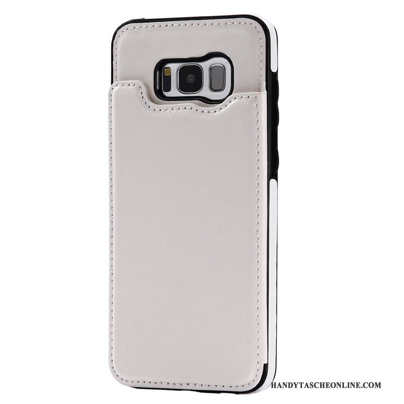 Hülle Samsung Galaxy S8 Schutz Handyhüllen Schnalle, Case Samsung Galaxy S8 Folio Karte