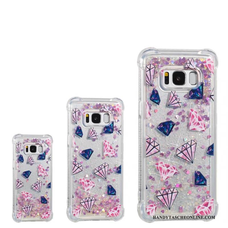 Hülle Samsung Galaxy S8 Schutz Lila Dicke, Case Samsung Galaxy S8 Handyhüllen Anti-sturz