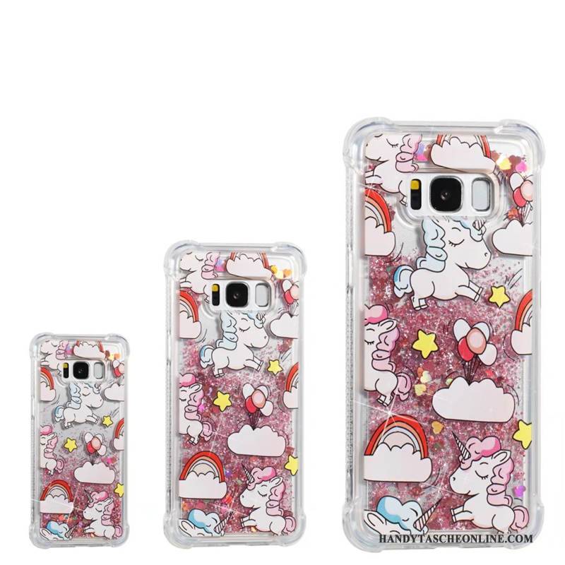 Hülle Samsung Galaxy S8 Schutz Lila Dicke, Case Samsung Galaxy S8 Handyhüllen Anti-sturz