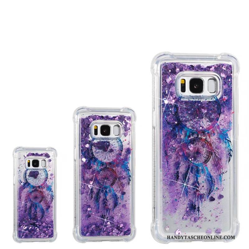 Hülle Samsung Galaxy S8 Schutz Lila Dicke, Case Samsung Galaxy S8 Handyhüllen Anti-sturz