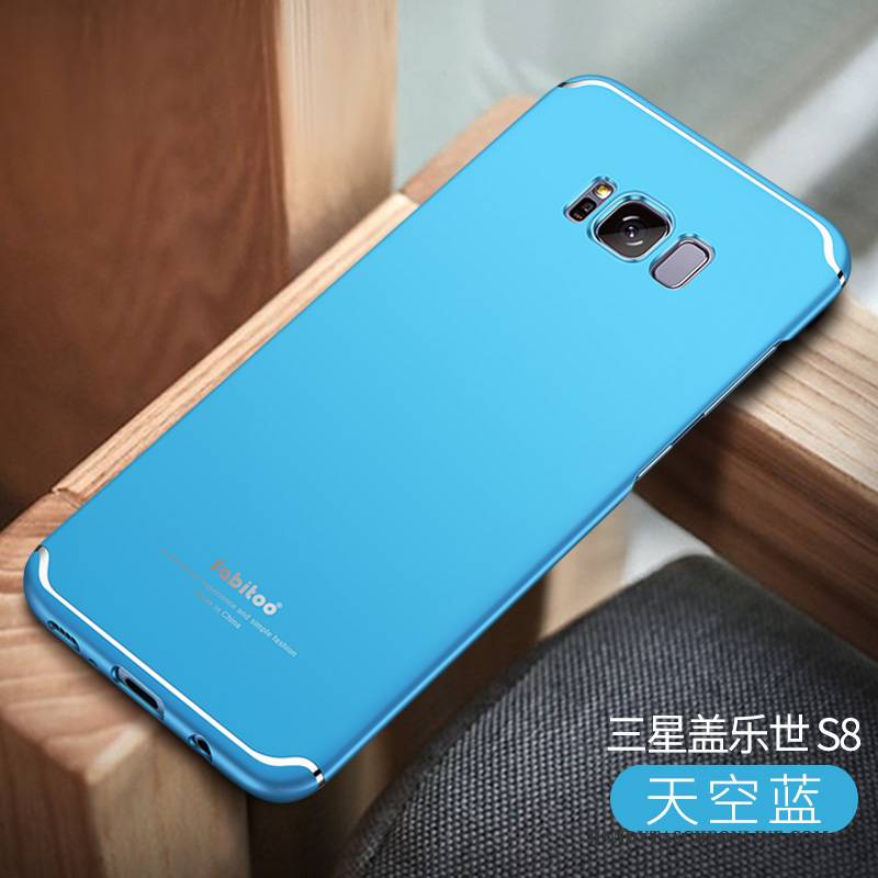 Hülle Samsung Galaxy S8 Schutz Nubuck Dünne, Case Samsung Galaxy S8 Grün Schwer