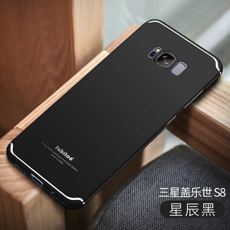 Hülle Samsung Galaxy S8 Schutz Nubuck Dünne, Case Samsung Galaxy S8 Grün Schwer