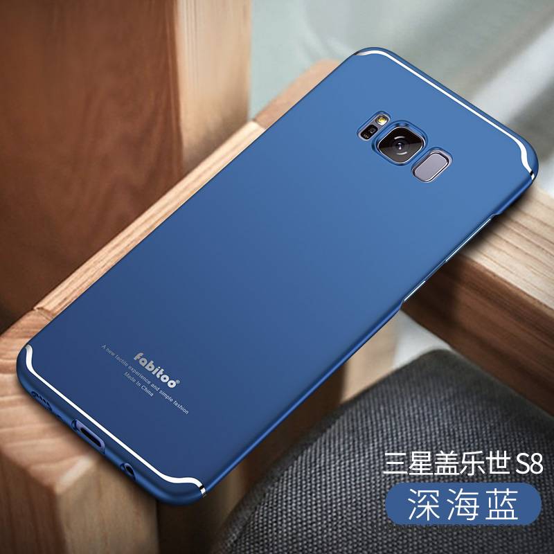 Hülle Samsung Galaxy S8 Schutz Nubuck Dünne, Case Samsung Galaxy S8 Grün Schwer