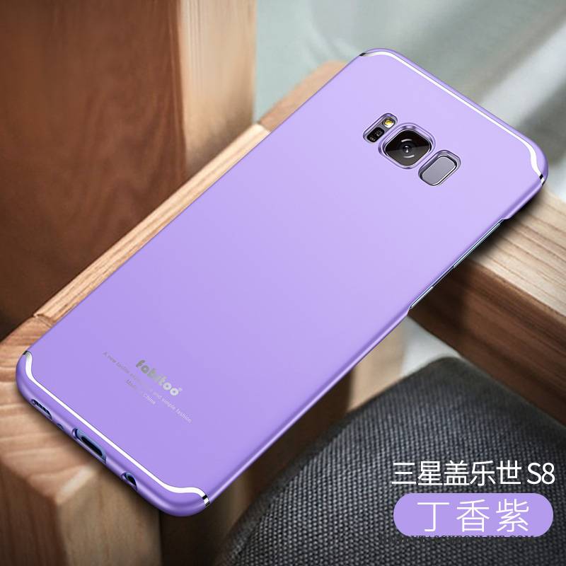 Hülle Samsung Galaxy S8 Schutz Nubuck Dünne, Case Samsung Galaxy S8 Grün Schwer