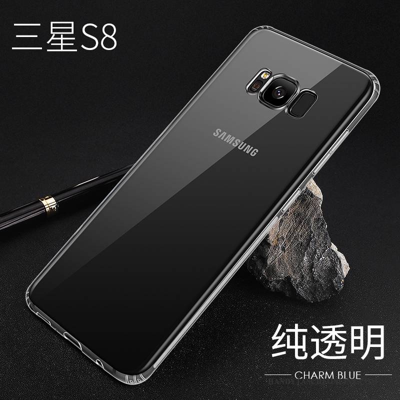 Hülle Samsung Galaxy S8 Schutz Schlank Handyhüllen, Case Samsung Galaxy S8 Taschen Anti-sturz Rot