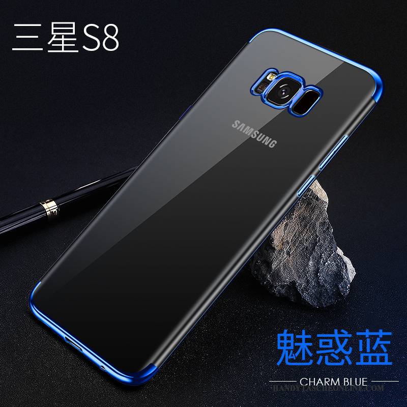 Hülle Samsung Galaxy S8 Schutz Schlank Handyhüllen, Case Samsung Galaxy S8 Taschen Anti-sturz Rot