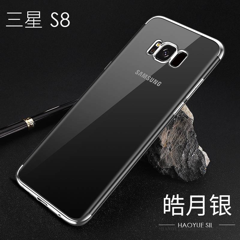 Hülle Samsung Galaxy S8 Schutz Schlank Handyhüllen, Case Samsung Galaxy S8 Taschen Anti-sturz Rot