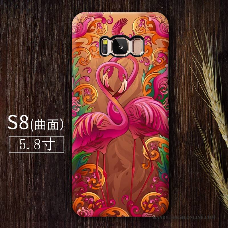 Hülle Samsung Galaxy S8 Schutz Schwer Handyhüllen, Case Samsung Galaxy S8 Taschen Persönlichkeit Vogel