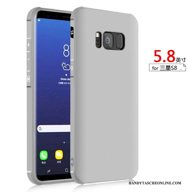 Hülle Samsung Galaxy S8 Silikon Anti-sturz Dunkelblau, Case Samsung Galaxy S8 Taschen Handyhüllen Trend