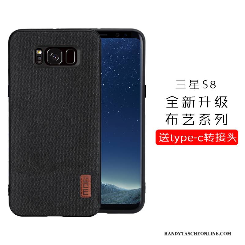 Hülle Samsung Galaxy S8 Silikon Dunkel Schwer, Case Samsung Galaxy S8 Taschen Schlank Handyhüllen