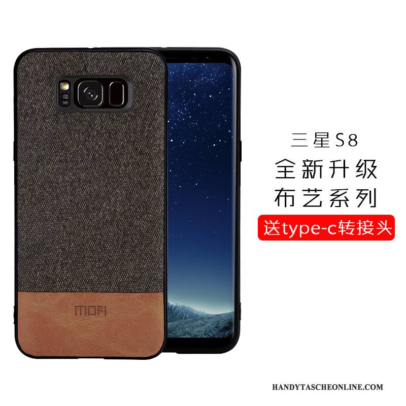 Hülle Samsung Galaxy S8 Silikon Dunkel Schwer, Case Samsung Galaxy S8 Taschen Schlank Handyhüllen