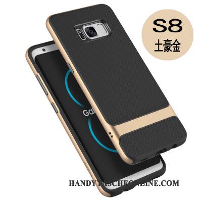 Hülle Samsung Galaxy S8 Silikon Gold Trend, Case Samsung Galaxy S8 Weiche Handyhüllen Grenze